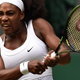 Serena Williams returns against sister Venus Williams during their women’s singles fourth-round match on day 7 of the 2015 Wimbledon Championships at the All England Tennis Club in southwest London on July 6, 2015.
LEON NEAL/AFP/Getty Images